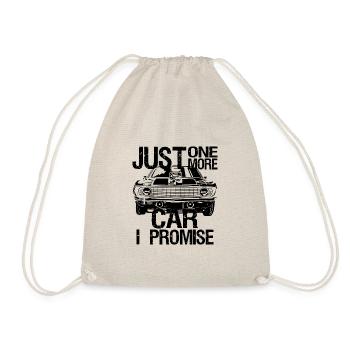 Just one more car - Drawstring Bag - nature - Front