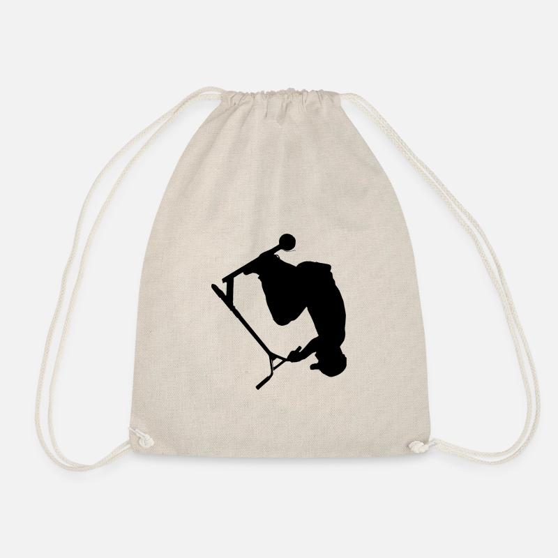 Stuntroller cooles Geschenk Teenager - Turnbeutel - Natur