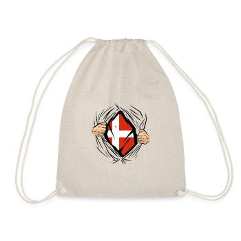 Danemark Drapeau Scandinavie Drapeau danois Voyage - Sac de sport léger - nature - Devant