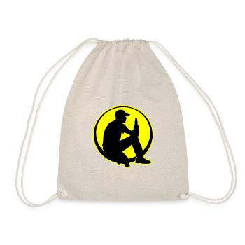 Bottle of Beer Drinking Party - Drawstring Bag - nature - Front
