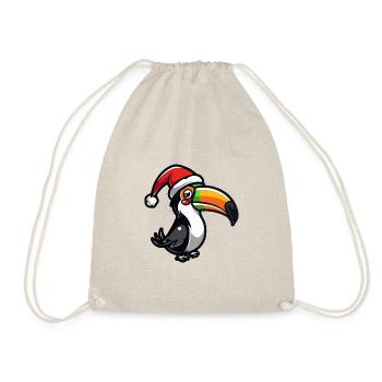 Toucan Bird Christmas - Drawstring Bag - nature - Front