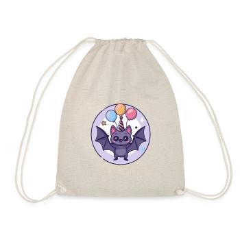 Bande dessinée d’anniversaire de chauve-souris - Sac de sport léger - nature - Devant