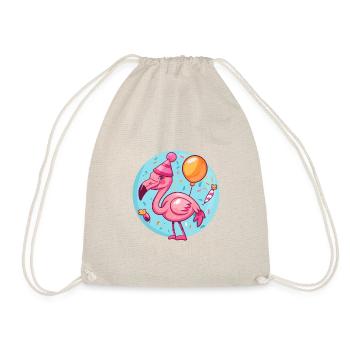 Bande dessinée d’anniversaire Flamingo - Sac de sport léger - nature - Devant