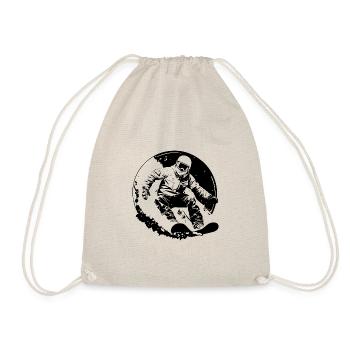 Silhouette de snowboard - Sac de sport léger - nature - Devant