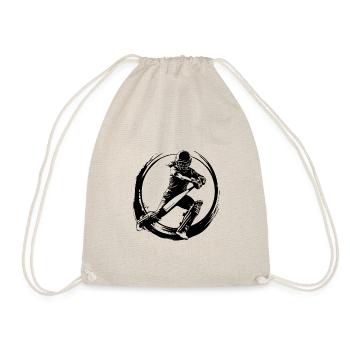 Cricket Silhouette - Drawstring Bag - nature - Front