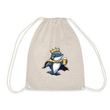 Dolphin Bière Drôle - Sac de sport léger - nature - Devant
