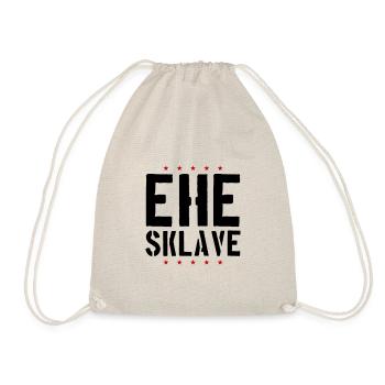 Ehe Sklave Hochzeit Jga - Turnbeutel - Natur - Vorne