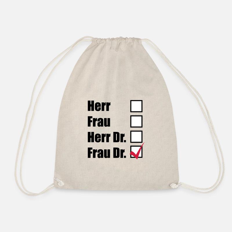 Frau Doktor - Turnbeutel - Natur