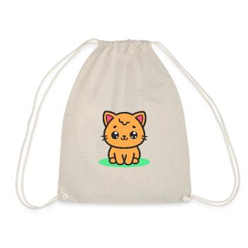 Kitten - Drawstring Bag - nature - Front