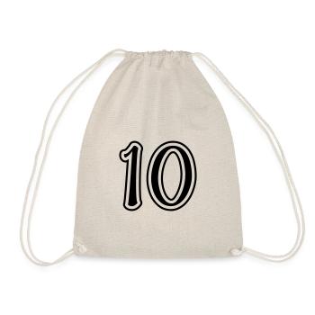 10 Numéro - Sac de sport léger - nature - Devant