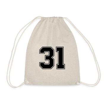 31 nombre de maillots - Sac de sport léger - nature - Devant