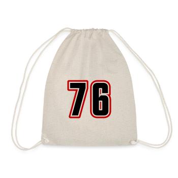 76 number symbol - Drawstring Bag - nature - Front