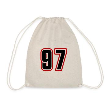 97 Nombre symbole - Sac de sport léger - nature - Devant