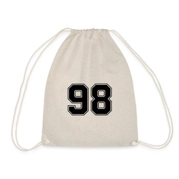 98 number jersey - Drawstring Bag - nature - Front