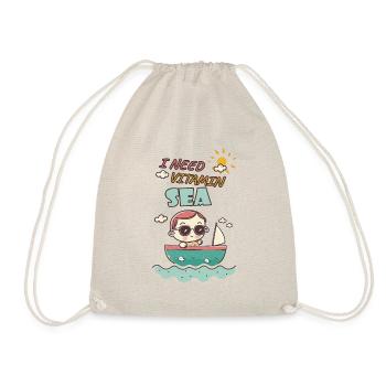 I Need Vitamin Sea - Drawstring Bag - nature - Front