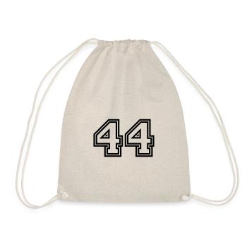 44 Zahl symbol - Turnbeutel - Natur - Vorne