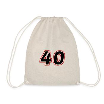 40 nombre symbole - Sac de sport léger - nature - Devant