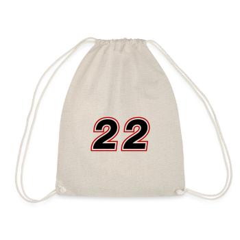 22 symbole de nombre - Sac de sport léger - nature - Devant