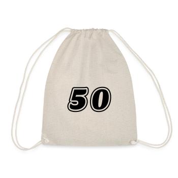 50 number symbol - Drawstring Bag - nature - Front
