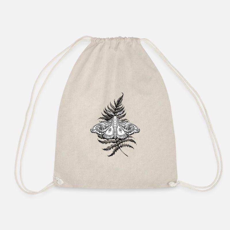 moth - Drawstring Bag - nature
