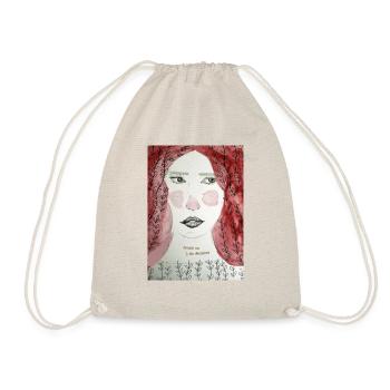 Dream on little dreamer - Drawstring Bag - nature - Front