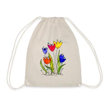 Blumen - Turnbeutel - Natur - Vorne