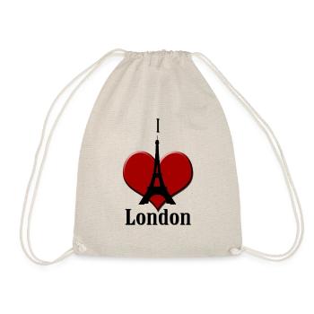 I love London - Drawstring Bag - nature - Front