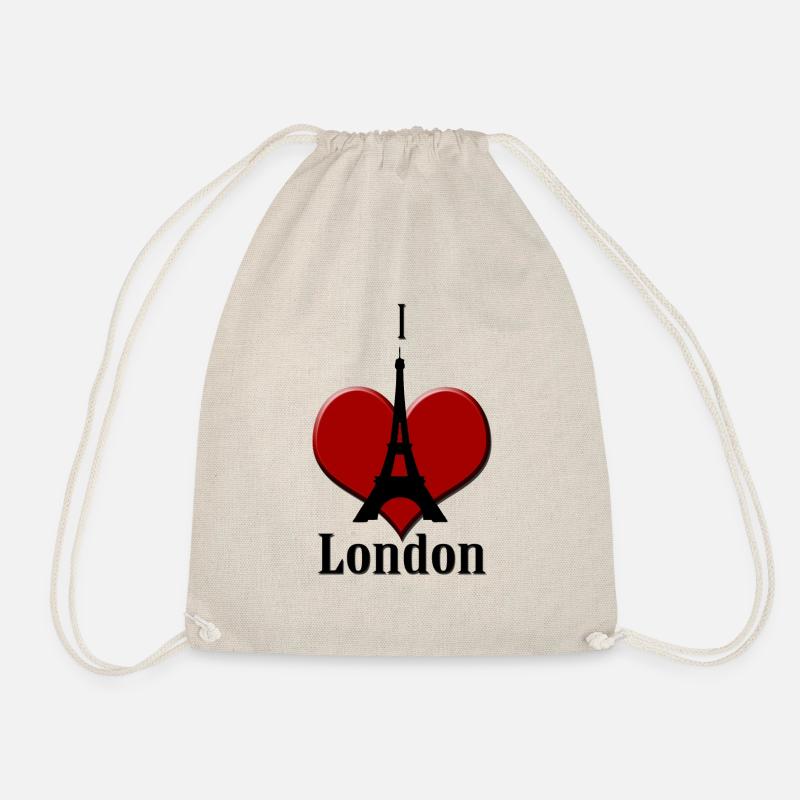 I love London - Drawstring Bag - nature
