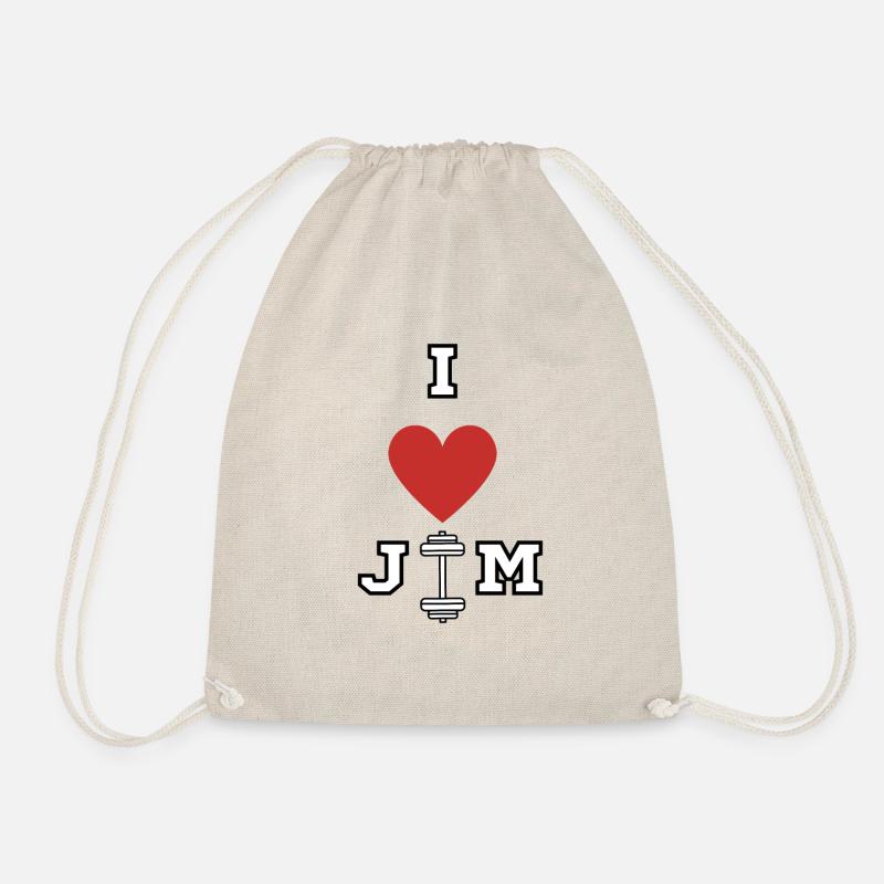 I love Jim - Turnbeutel - Natur
