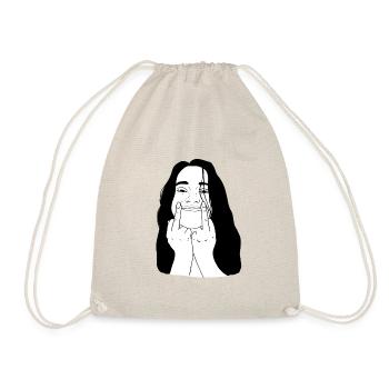 Doigt sourire - Sac de sport léger - nature - Devant