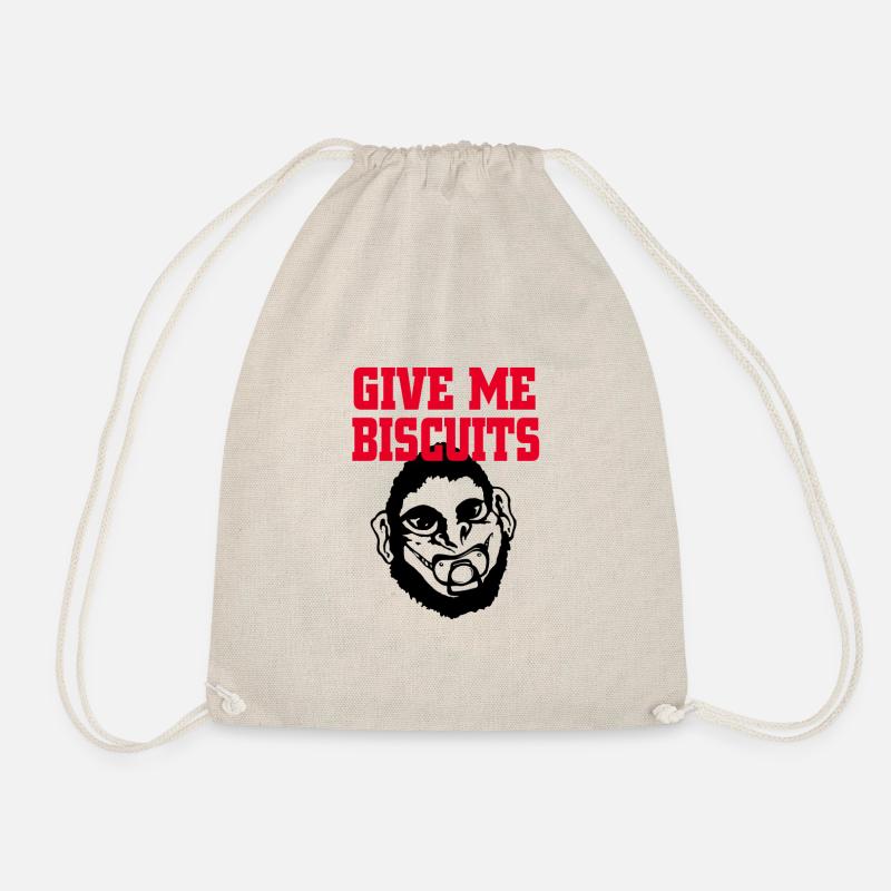Give me Biscuits - Gorilla Biscuits - Turnbeutel - Natur