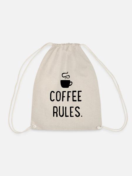 Coffee rules - Turnbeutel - Natur