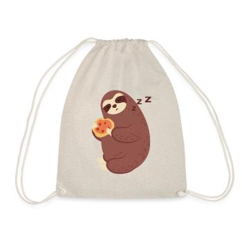 Un paresseux mangeant et dormant, mignon animal - Sac de sport léger - nature - Devant