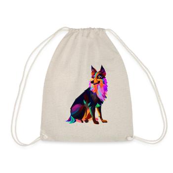 Schäferhund Hundebesitzer Hunde Hundehalter Hund - Turnbeutel - Natur - Vorne