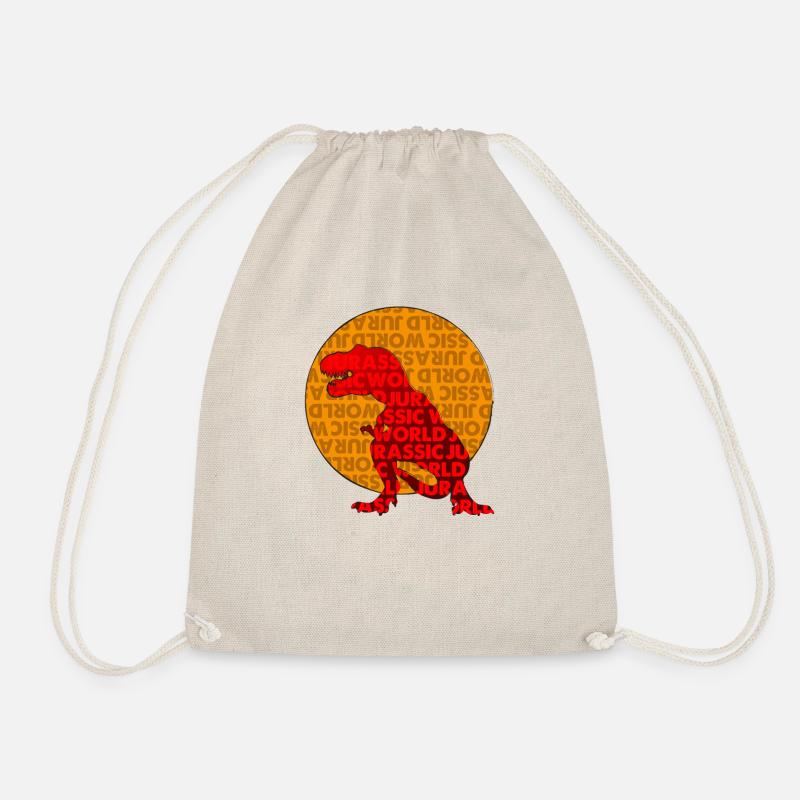 Dinosaur - Drawstring Bag - nature