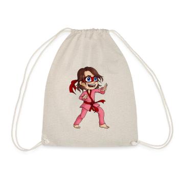 Ninja Girl - Turnbeutel - Natur - Vorne