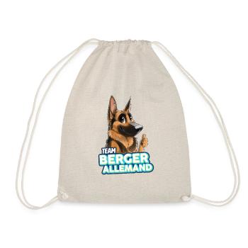 TEAM German Shepherd - Fawn - Drawstring Bag - nature - Front