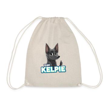 TEAM Kelpie - Blue - Drawstring Bag - nature - Front