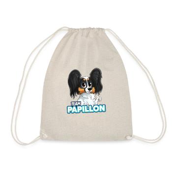 TEAM Butterfly - Black & Tan - Drawstring Bag - nature - Front