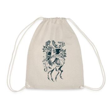 Chemise « The Wanderer » Surreal Elephant in blue - Sac de sport léger - nature - Devant