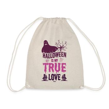Halloween ist meine wahre Liebe - Turnbeutel - Natur - Vorne
