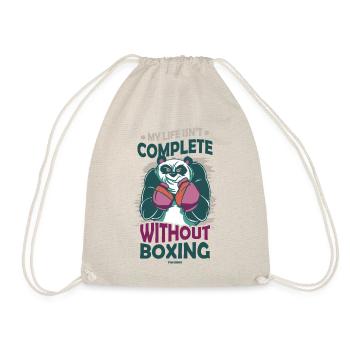 My Life Isn't Complete Without Boxing - Drawstring Bag - nature - Front