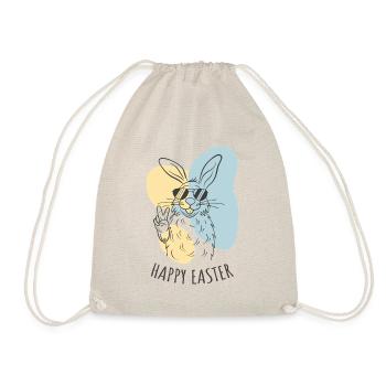 Happy Easter - Easter Bunny - Easter Egg - Gift - Drawstring Bag - nature - Front