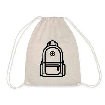 Backpack - Drawstring Bag - nature - Front