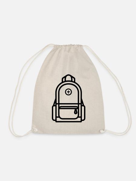 Rucksack - Turnbeutel - Natur