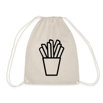 French fries - Drawstring Bag - nature - Front