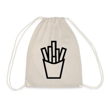 Pommes frites - Turnbeutel - Natur - Vorne