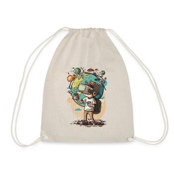 Virtual Visionary - Drawstring Bag - nature - Front