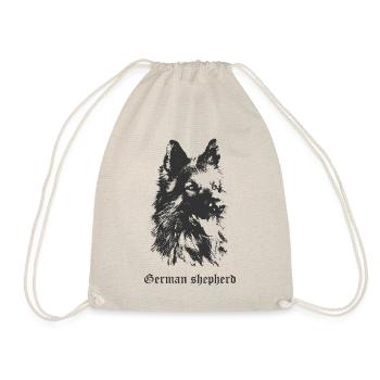 chien de race berger allemand - Sac de sport léger - nature - Devant