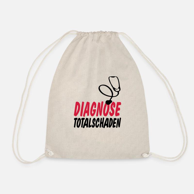 diagnose totalschaden - Turnbeutel - Natur